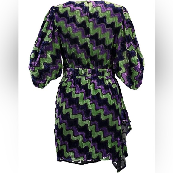 RHODE Pia Printed Mini Dress Size: M - Picture 5 of 8